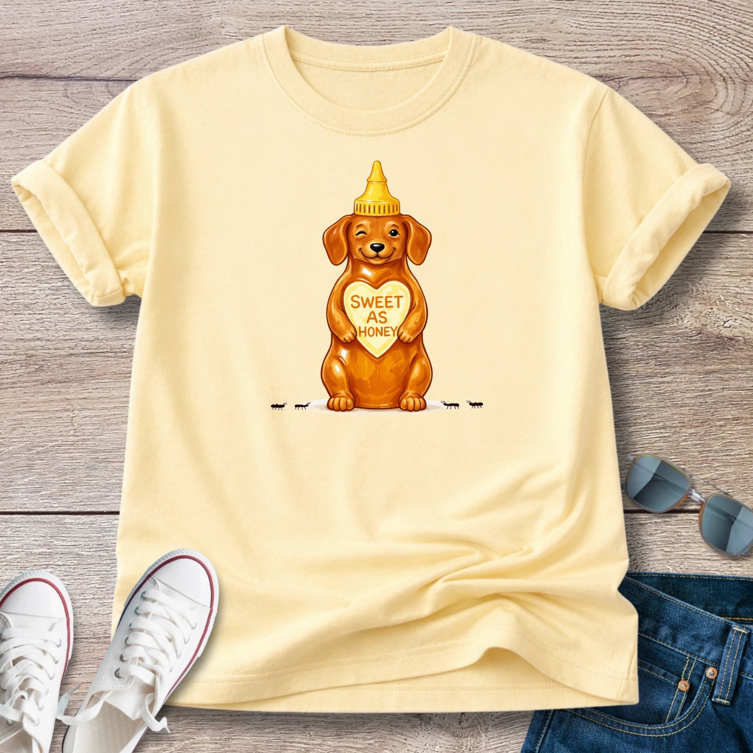 Sweet as Honey Dachshund T-Shirt