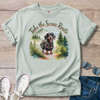 Take the Scenic Route Dachshund T-Shirt