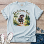 Take the Scenic Route Dachshund T-Shirt