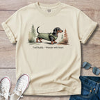 Dachshund Trail Buddy Wander with heart T-Shirt