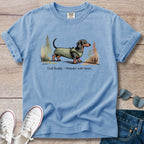 Dachshund Trail Buddy Wander with heart T-Shirt