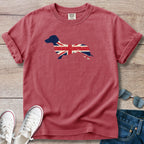 Union Jack Dachshund T-Shirt
