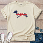 Union Jack Dachshund T-Shirt