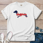Union Jack Dachshund T-Shirt