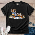 Dapple Dachshund Winter Scarf T-Shir