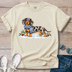 Dapple Dachshund Winter Scarf T-Shir