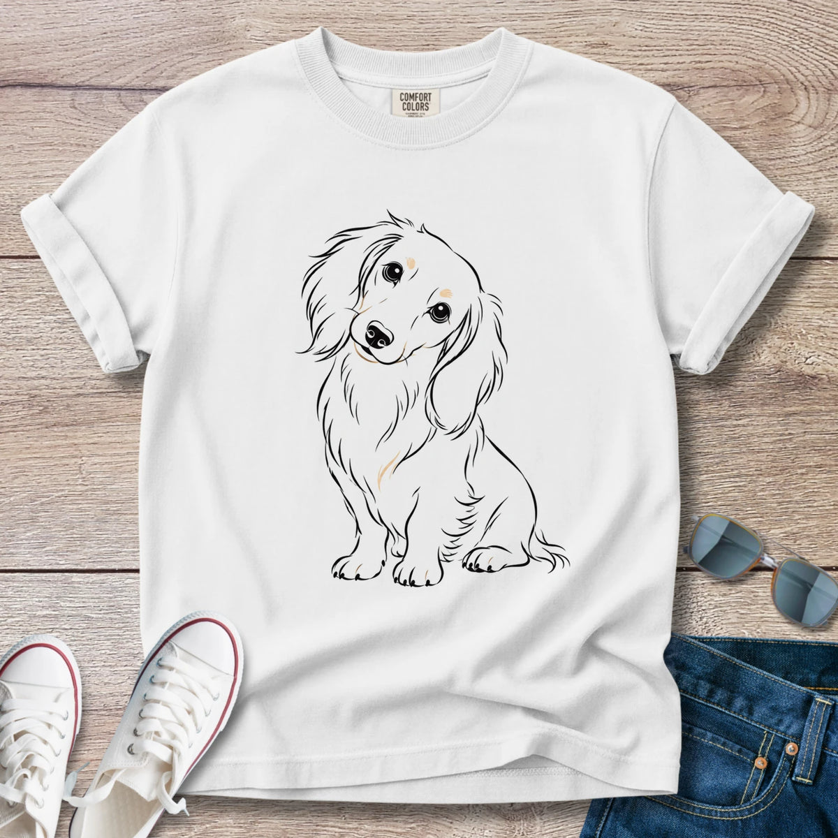Sweet Cream Dachshund T-Shirt