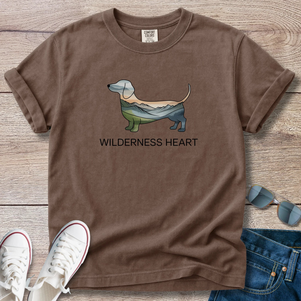 Doxie Wilderness Heart T-Shirt