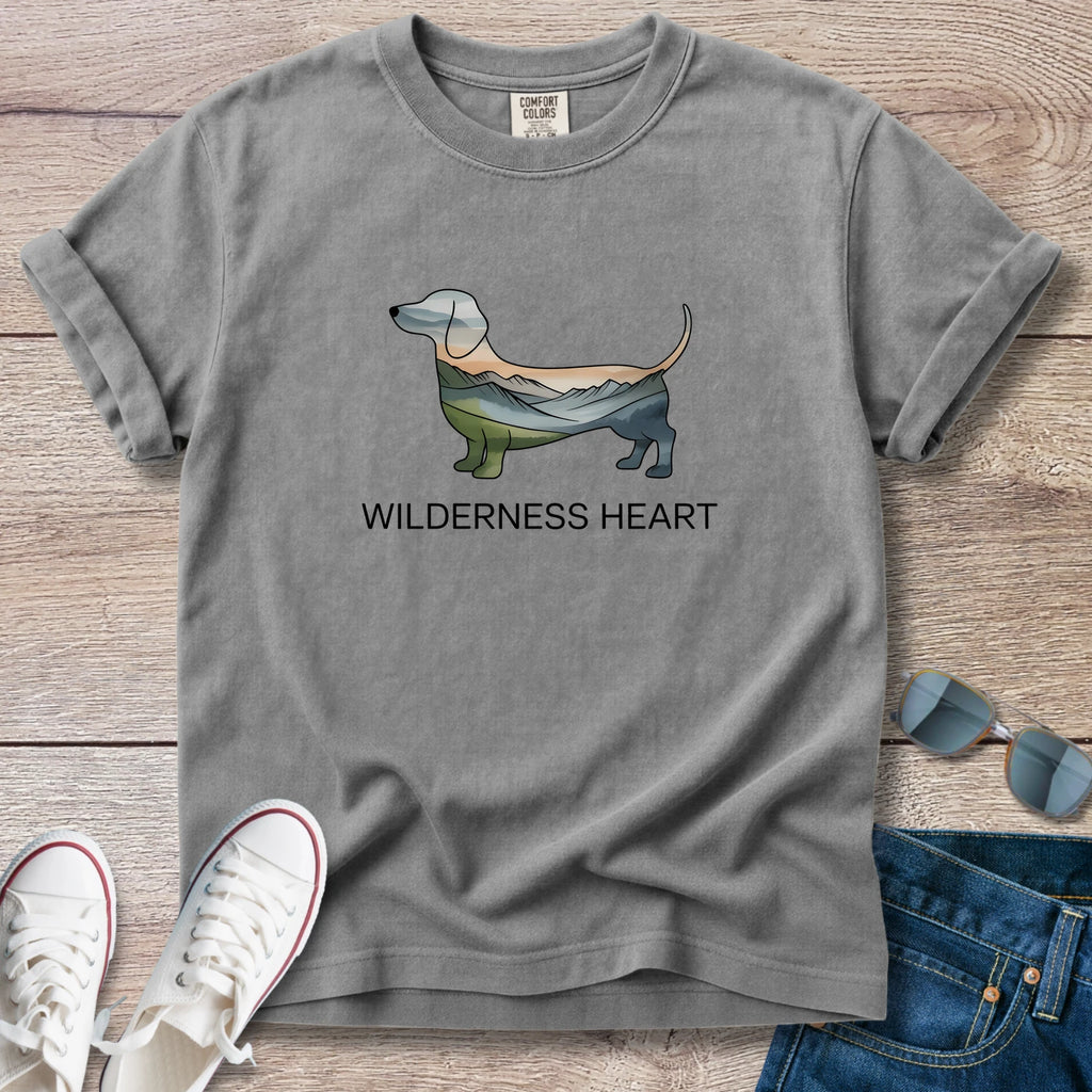 Doxie Wilderness Heart T-Shirt