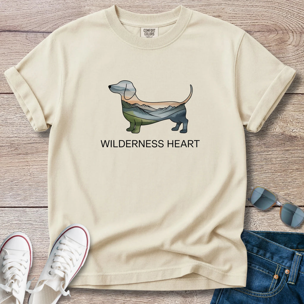 Doxie Wilderness Heart T-Shirt