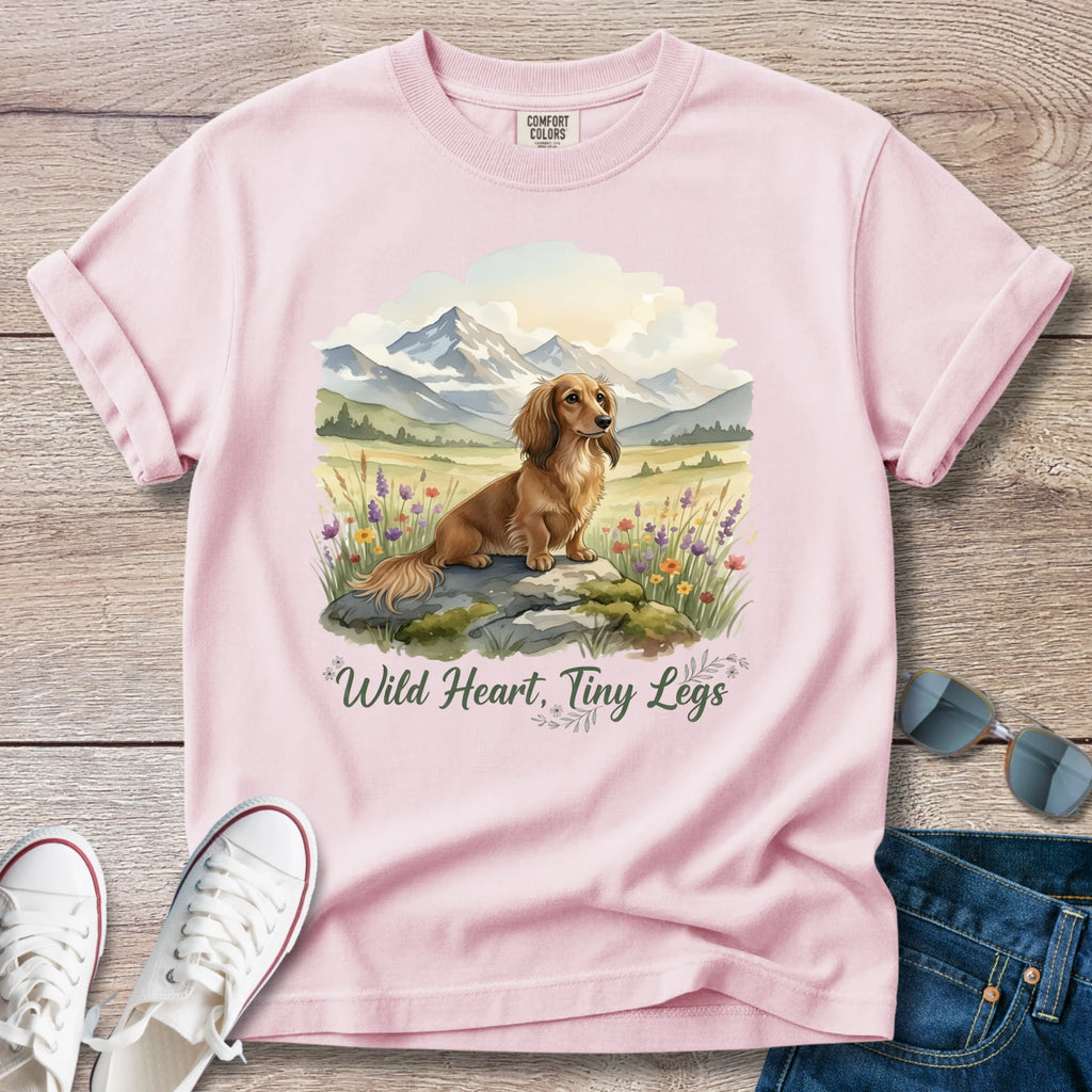 Wild Heart, Tiny Legs Doxie T-Shirt