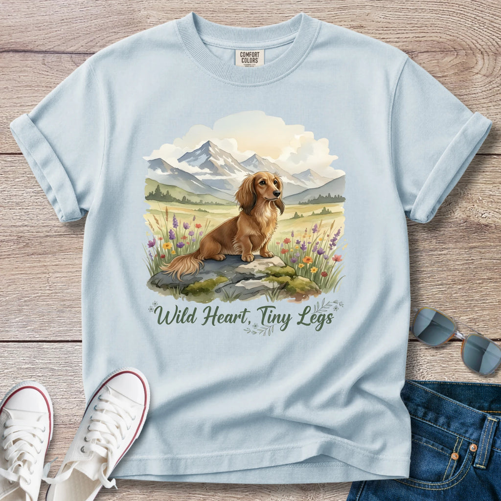 Wild Heart, Tiny Legs Doxie T-Shirt