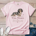 Wine, Weiners and Weekends Dachshund T-Shirts