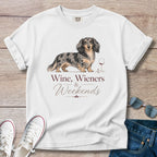 Wine, Weiners and Weekends Dachshund T-Shirts