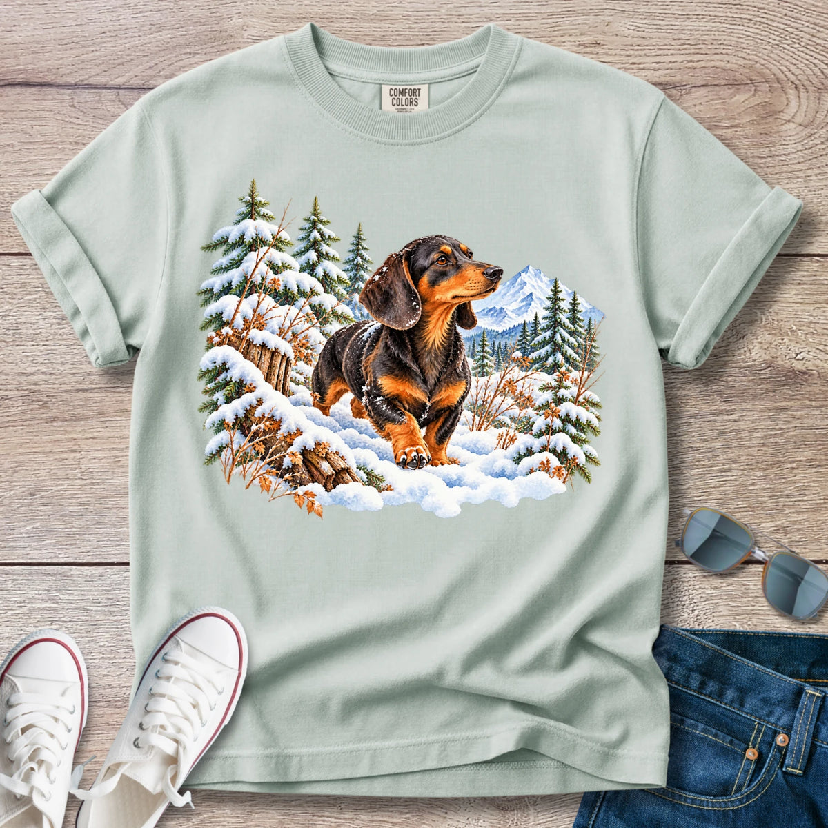 Dachshund Alpine Hunter T-Shirt