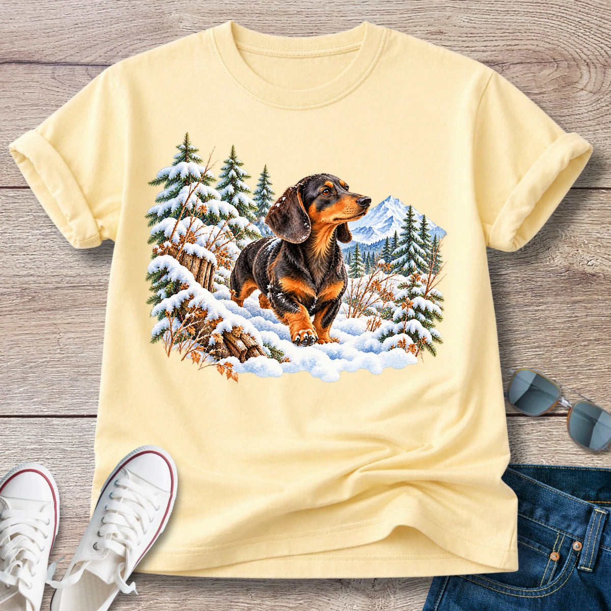 Dachshund Alpine Hunter T-Shirt