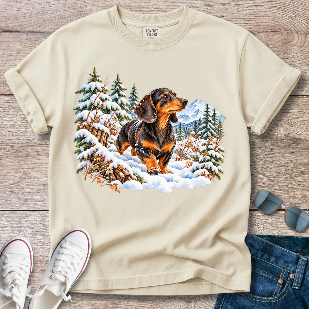 Dachshund Alpine Hunter T-Shirt