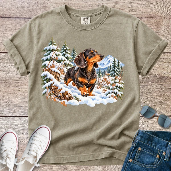 Dachshund Alpine Hunter T-Shirt