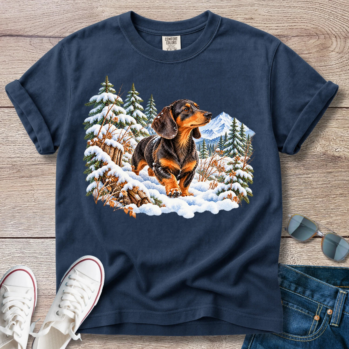 Dachshund Alpine Hunter T-Shirt