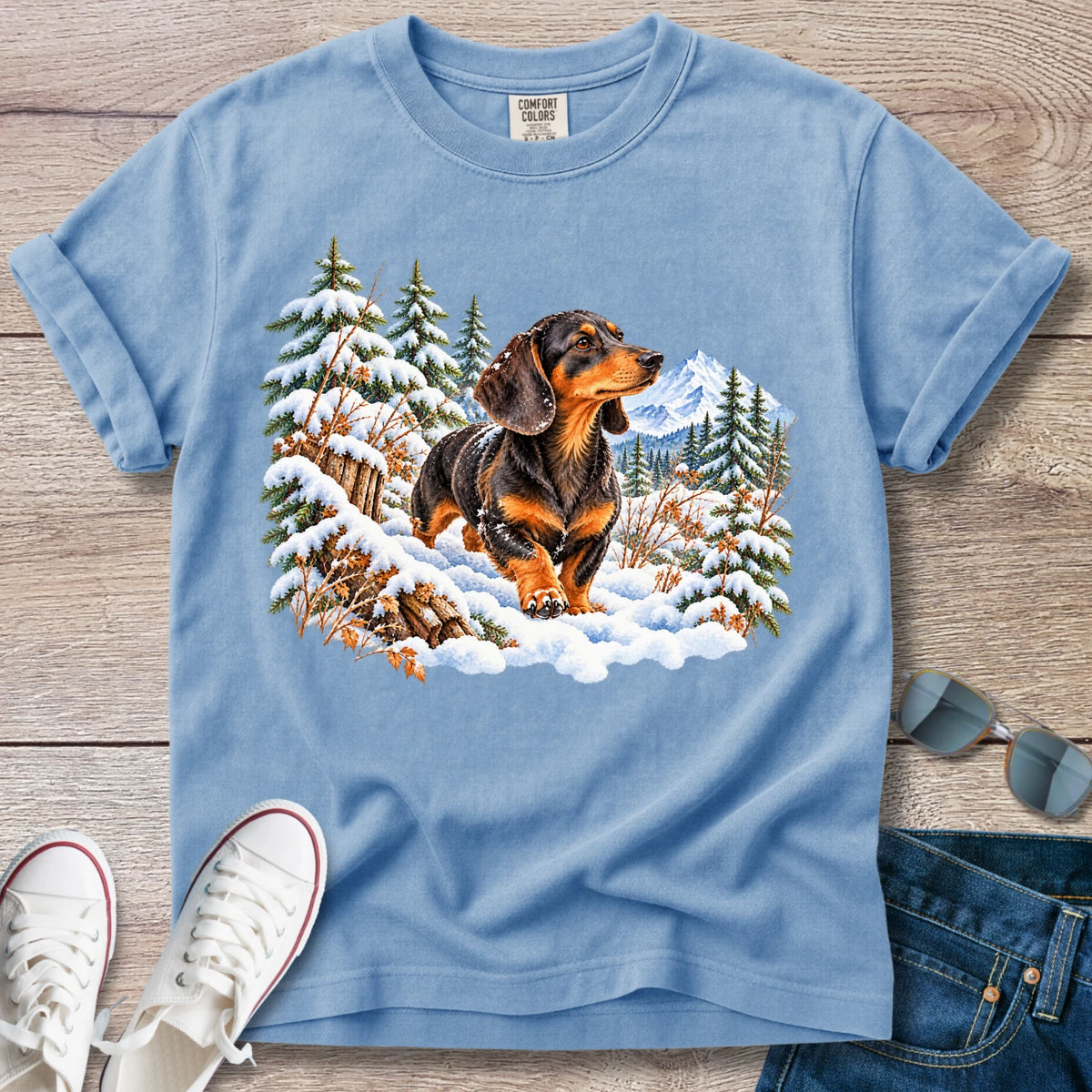 Dachshund Alpine Hunter T-Shirt