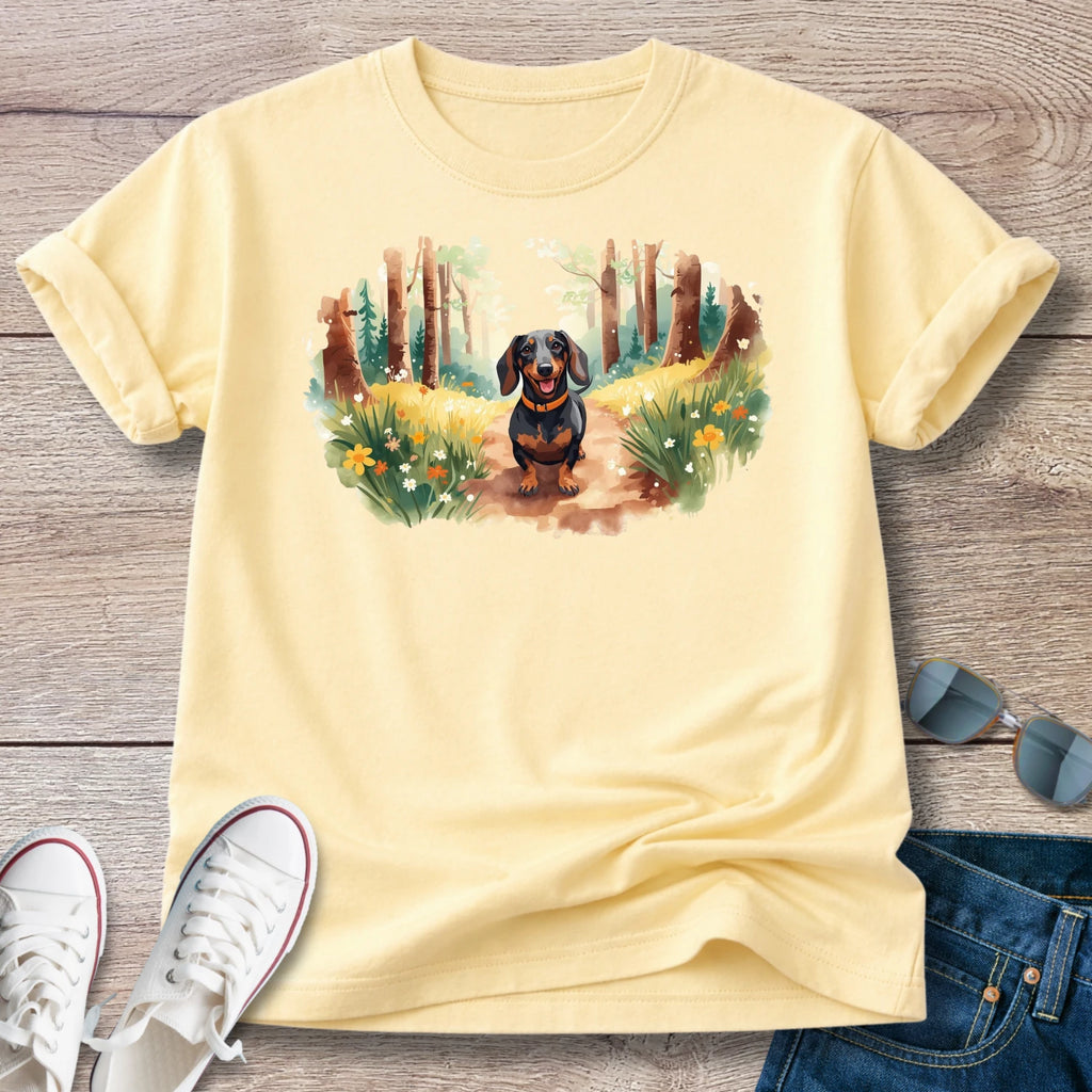 Woodland Walks Dachshund T-Shirt