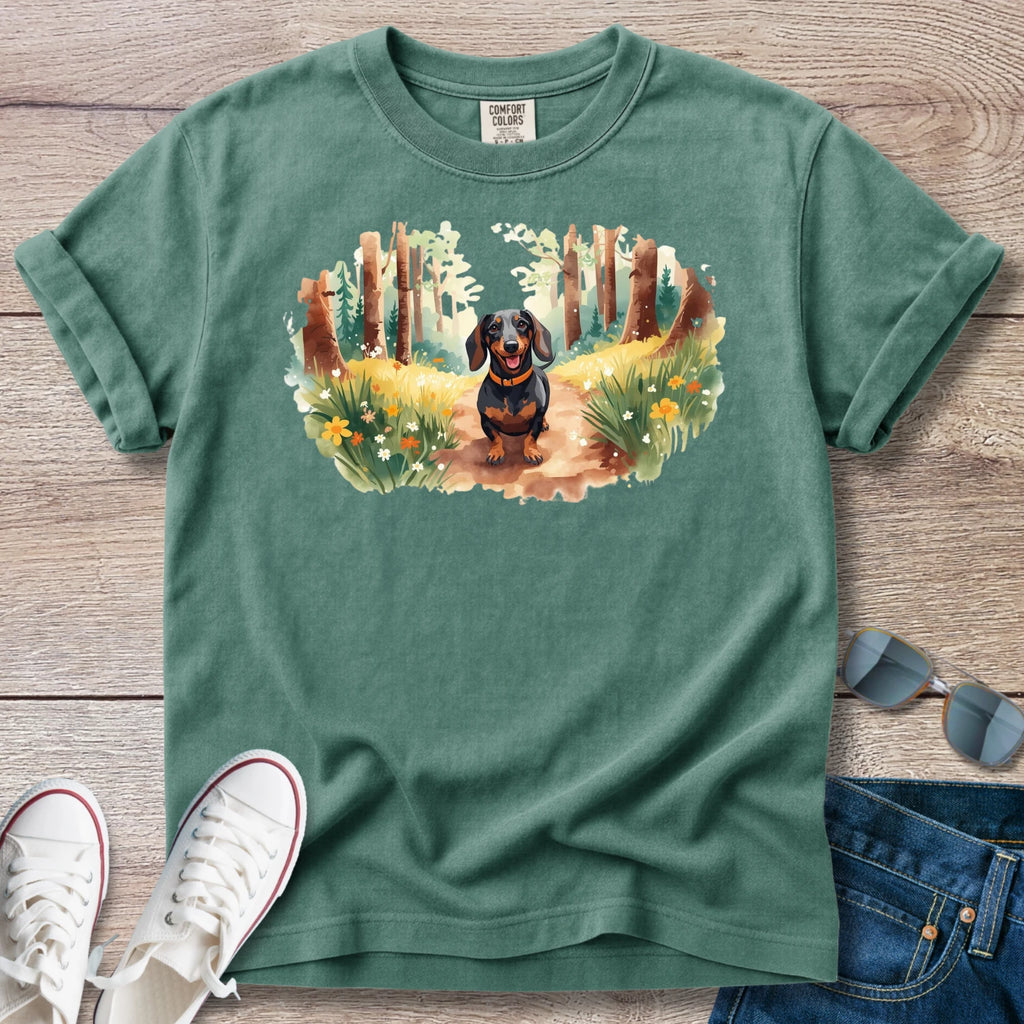 Woodland Walks Dachshund T-Shirt