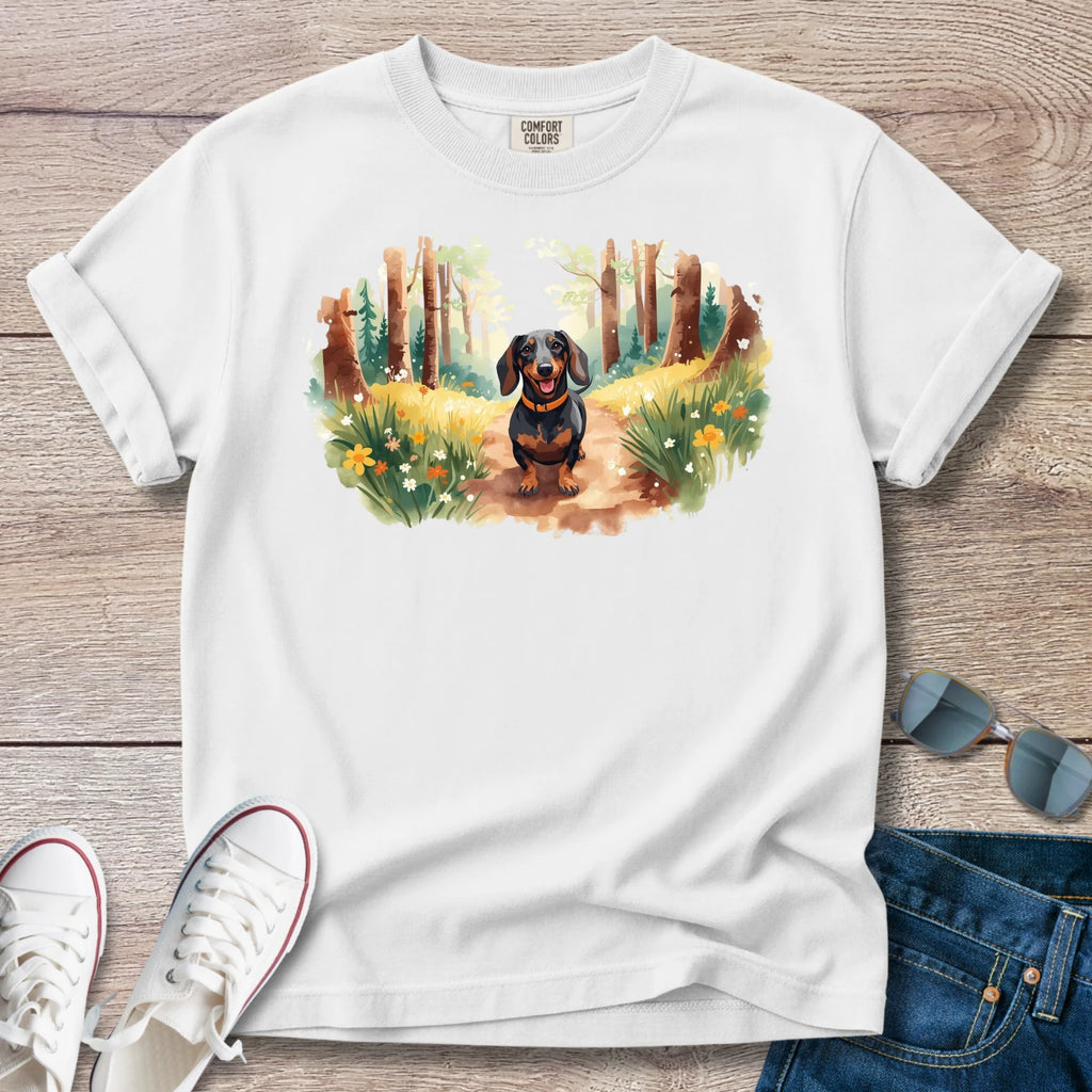 Woodland Walks Dachshund T-Shirt