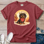 Dachshund Home On The Range T-Shirt
