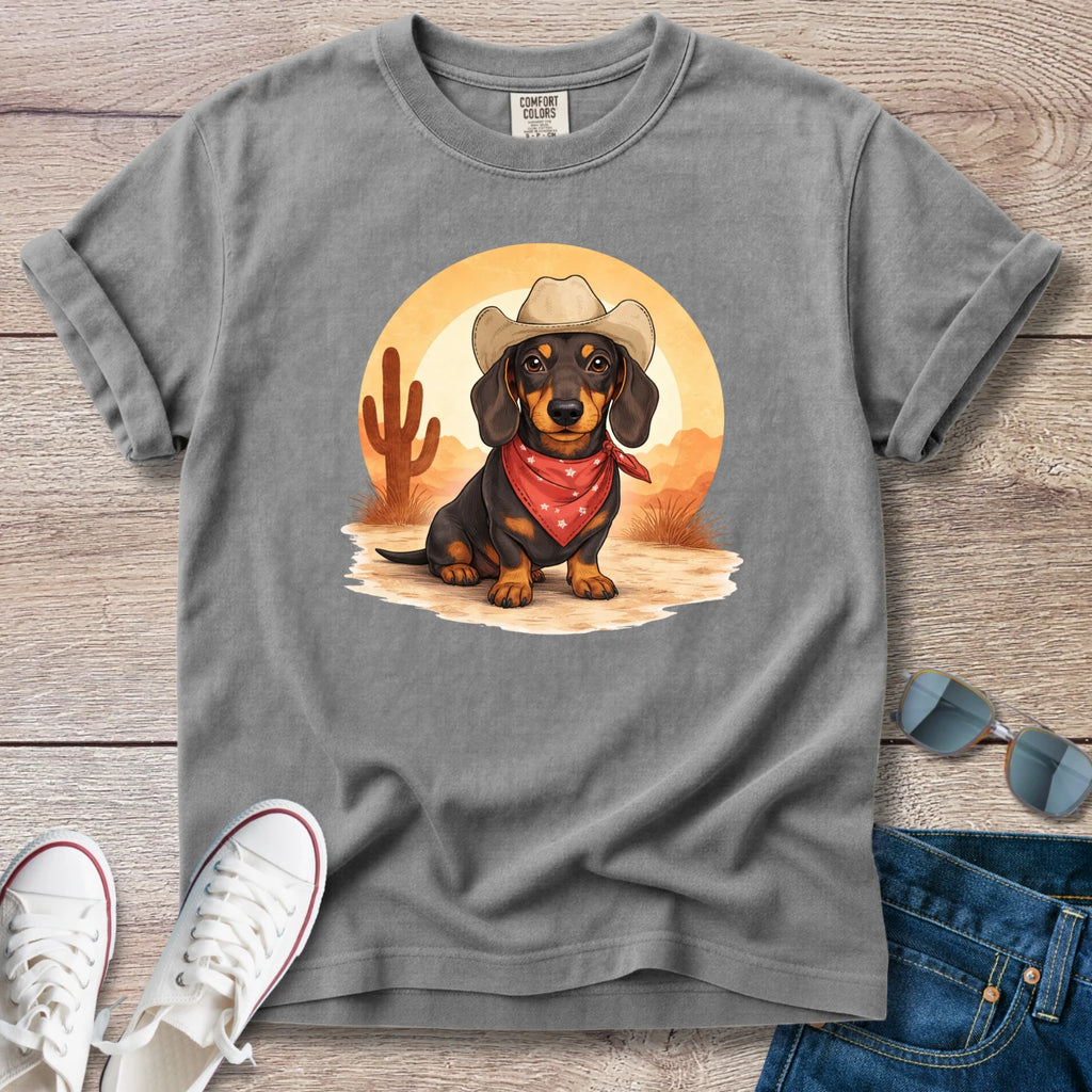 Dachshund Home On The Range T-Shirt