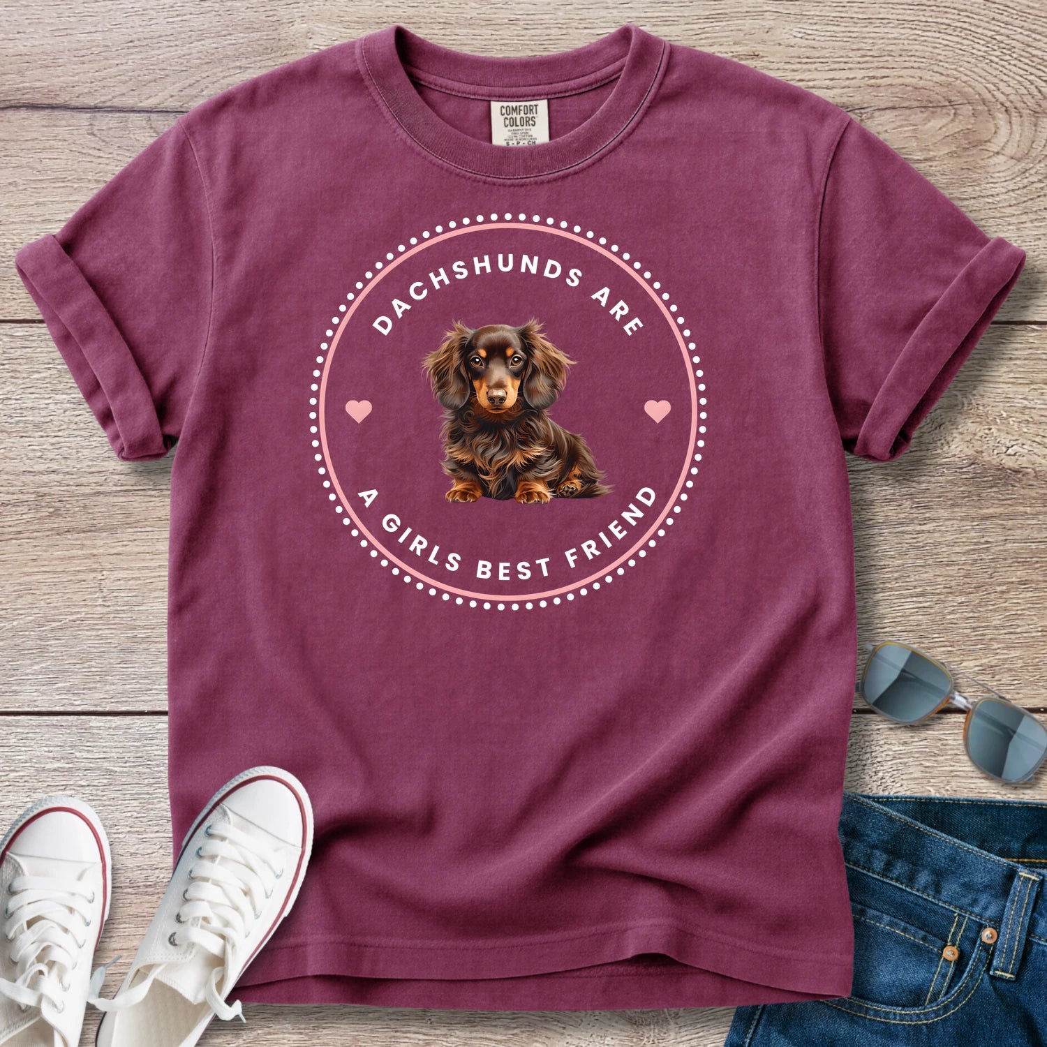Dachshunds Are a Girls Best Friend T-Shirt