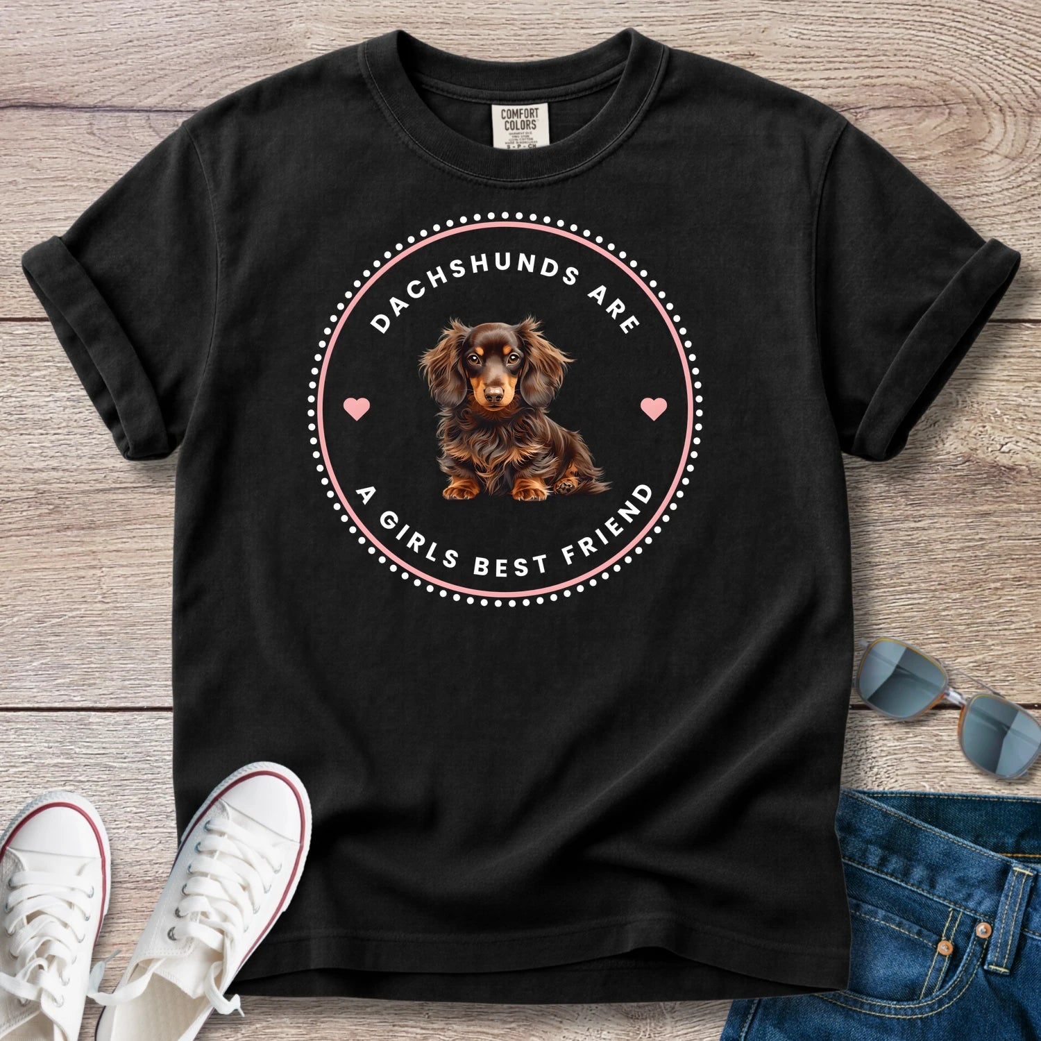 Dachshunds Are a Girls Best Friend T-Shirt