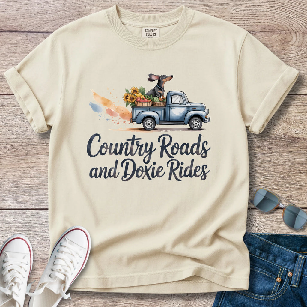 Country Roads and Doxie Rides T-Shirt