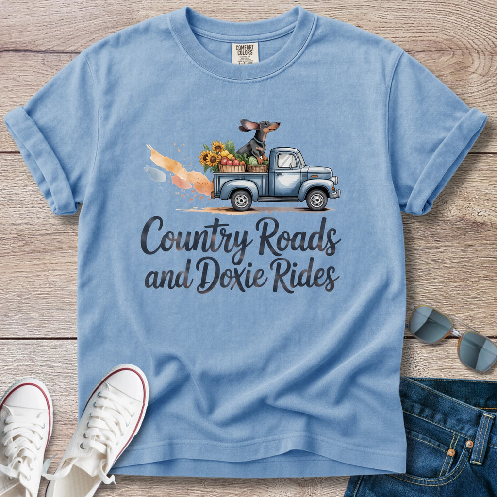 Country Roads and Doxie Rides T-Shirt