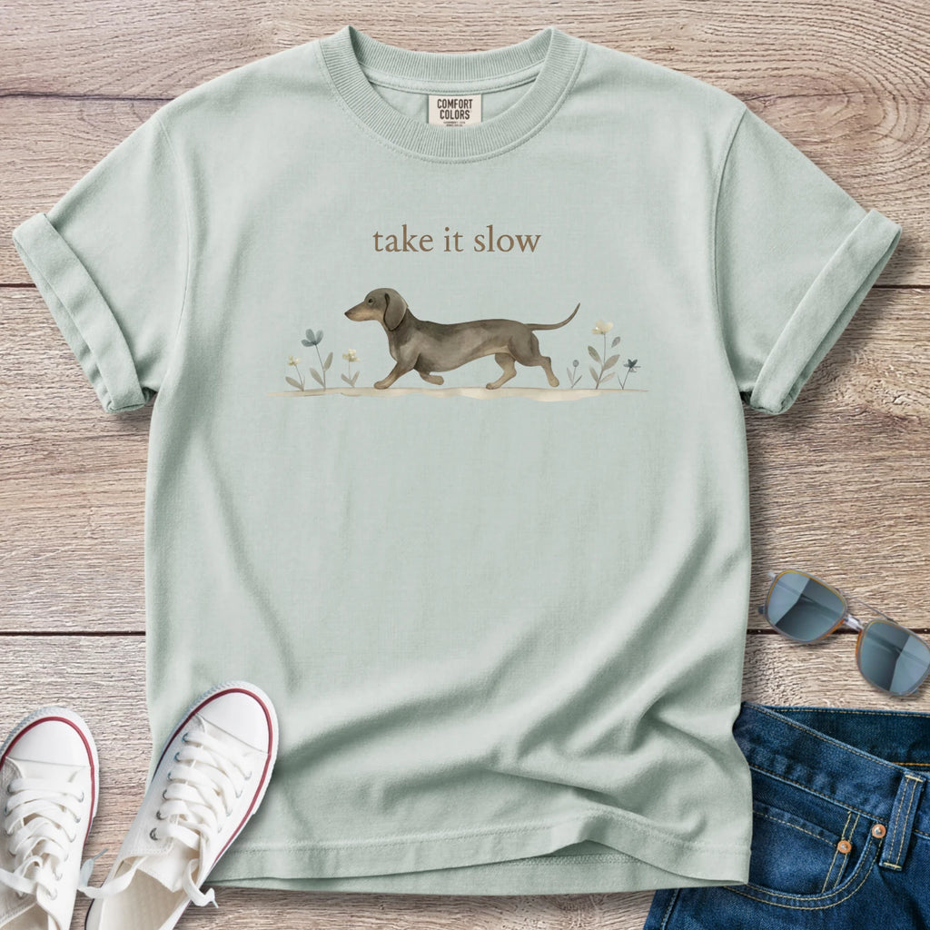 Take It Slow Dachshund T-Shirt