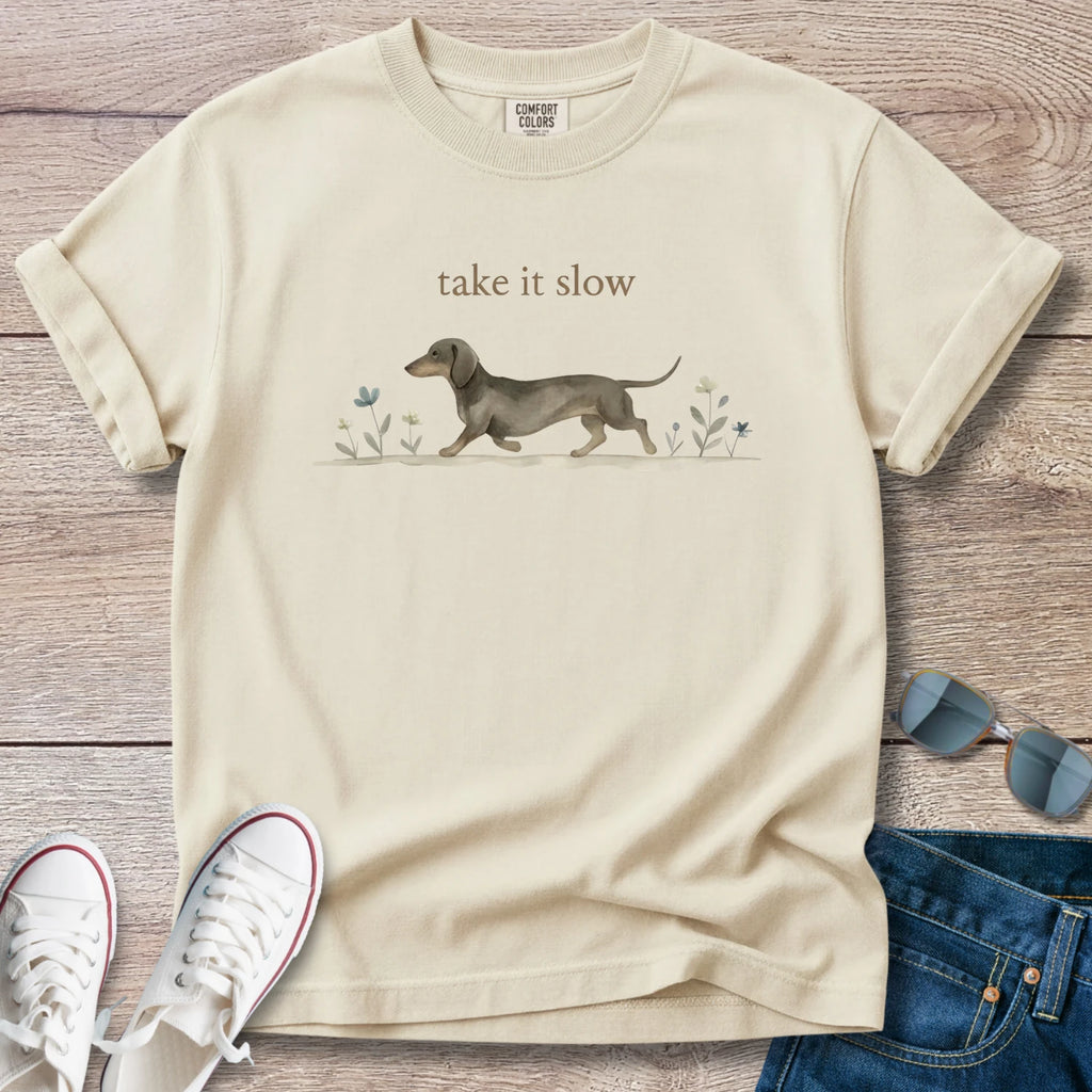 Take It Slow Dachshund T-Shirt